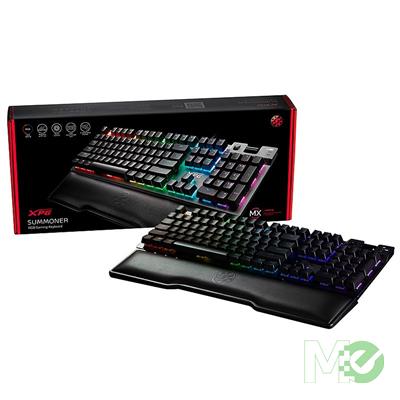 MX78089 XPG SUMMONER RGB Mechanical Gaming Keyboard w/ Cherry MX Red Switches, Magnetic Wrist Rest