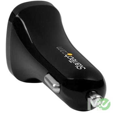 MX78685 Dual Port USB Car Charger, 24W/4.8A, Black