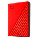 MX78691 4TB My Passport Portable HDD, USB 3.2, Red