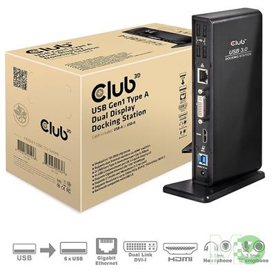 MX79052 CSV-3242HD USB 3.0 Gen 1 Dual Display Docking Station 