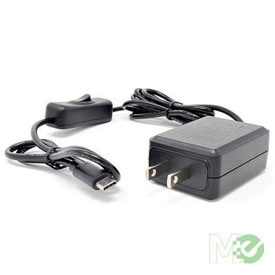 MX79417 USB-C AC Power Adapter w/ On/Off Switch for Raspberry Pi 4, 5V/3A 