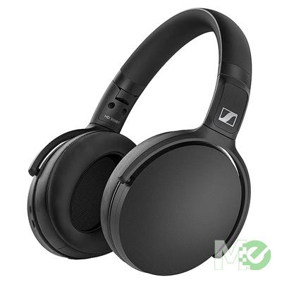 MX80404 HD 350BT Bluetooth Wireless Headphones, Black 