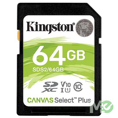 MX80697 Canvas Select Plus Class 10 UHS-I SDXC Card, 64GB