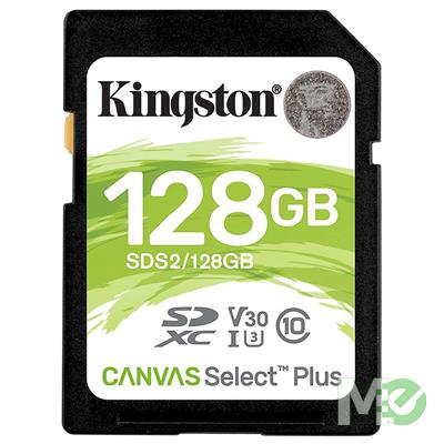 MX80698 Canvas Select Plus Class 10 UHS-I SDXC Card, 128GB 