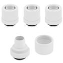 MX80725 Hydro X Series XF Softline Compression 10/13mm ID/OD Fitting, White, 4-Pack