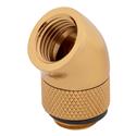 MX80736 Hydro X Series 45° Rotary Adapter, 2-Pack, Gold