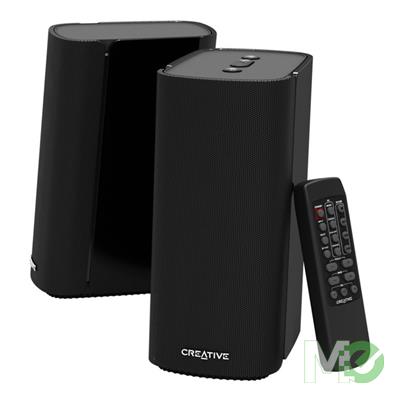 MX80812 T100 2.0 Compact Hi-Fi 2.0 Desktop Speakers w/ Remote