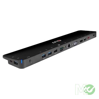MX80930 CSV-1564 USB 3.2 Type-C Docking Station w/ 7x USB Ports, HDMI, DisplayPort, VGA, RJ45 Gigabit Ethernet, 3.5mm Combo port, 60W