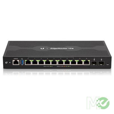MX80945 EdgeRouter 12P 10-Port Gigabit Router w/ 2 SFP Ports, PoE