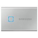 MX81058 Portable T7 Touch SSD, 2TB w/ USB 3.2 Gen2 Type-C, Silver
