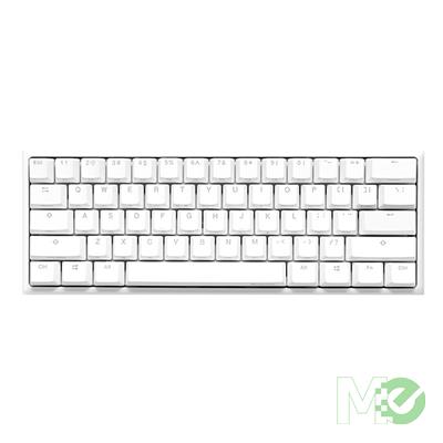 MX81408 One2 Mini Pure White RGB V2 60% Gaming Keyboard w/ MX Silent Red Switch