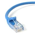 MX9885 Snagless CAT5e Patch Cable, Blue, 1ft.
